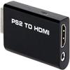 FANTIA PS2 to HDMI Video Converter Adapter, Supports All PS2 Display Modes, HDMI Output for HDTV, Monitor, Projector, 3.5mm Audio, Plug and Play view 1
