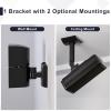 (2 Pack) Adjustable Speaker Wall Mount for Bose Cube Speaker, Ceiling & Wall Mount for Bose UB-20, UB-20 Series II, WB-50 II, Lifestyle, Soundtouch Series, Cinemate, Acoustimass Series Black view 2