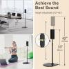 Adjustable Speaker Stand Pair for Bose Built in Cable Management wr Slideconnect Bracket, for UB-20, UFS-20 II, Lifestyle 600, CineMate II, Lifestyle SoundTouch, Acoustimass Series Bose Speaker Stands view 3