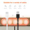 Cabilock 15pcs Slot Holder Cord Organizer for Desk Strong Adhesive for Home Office view 4
