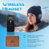 Bluetooth Beanie Hat with Headphones, Wireless Winter Hat Built-in Microphone and Stereo Speakers (Navy Blue) view 4