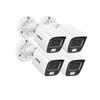 ANNKE 4 Packed 3K Wired Security Cameras, Smart Dual Light HD TVI Add-on Outdoor CCTV Cameras with Built-in Mic and Color Night Vision, IP67 Weatherproof Home Surveillance Security Bullet Cam view 1