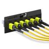 AMPCOM MPO to LC Breakout Cable 9/125m Singlemode OS1/OS2(24 Fiber,MPO to LC, Type B, LSZH/Riser, UPC, Yellow) 25m (242ft) view 3