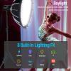 SIRUI CS100 100W LED Video Light, Portable Daylight Continuous Lighting, 5600K CRI 96, TLCI 98 4000Lux/m, Bowens Mount, 8 Special Effect, APP Control view 3