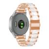 Gheper 18MM General Resin Stainless Steel Watchband Compatible with Garmin Vivoactive 4S/Vivomove 3S 39mm/Venu 2S/Forerunner 255S Music Smartwatch Wristband Replacement Metal Strap view 2