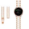Gheper 18MM General Resin Stainless Steel Watchband Compatible with Garmin Vivoactive 4S/Vivomove 3S 39mm/Venu 2S/Forerunner 255S Music Smartwatch Wristband Replacement Metal Strap view 3