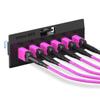 AMPCOM MPO to LC Breakout Cable 50/125m MultiMode OM4(24 Fiber,MPO to LC, Type B, LSZH/Riser, UPC, Magenta) 1m (3ft) view 3