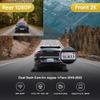 Fitcamx 2K Dual Dash Cam Suitable for Jaguar I-PACE EV400 S SE HSE 2019 2020 2022 2023, OEM Factory Style, Front 1440P+Rear 1080P Video, Built-in WiFi, Loop Recording, G-Sensor, Easy to Use, 64GB Card view 2