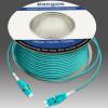 Bangun 50 Meters Uniboot OM3 Fiber LC to LC Fiber Optic Cable, 10GB Multimode Fiber Patch Cable Duplex 50/125, LSZH Aqua view 1