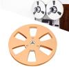 1/4 7inch Empty Take Up Reel to Reel Small Hub, Aluminum Alloy Nab Open Reel with 6 Wind Holes, Universal Empty Tape Reel for Recording (Gold) view 4