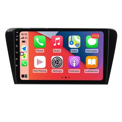 10.1" Car Radio Stereo for Skoda Octavia 2013 2014 2015 2016 2017 2018 Dash Kit,4+64GB 8-Core Android GPS Navigation Multimedia Player with Car-Play Android Auto