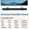 Aokicase Compatible with Samsung/Sony/LG Universal Mount Holder Wall Mount Samsung/Sony/LG Stand Holder Accessories, Long Strip Echo Wall Speaker, Home Cinema Speaker Holder (Black) 2 Pieces view 2