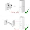 Aokicase Compatible with Bose UB-20 II/Bose CineMate Lifestyle Holder Wall Mount Bose UB-20 II/Bose CineMate Lifestyle Stand Bracket Accessories, Speaker Accessories Rack (White) 2 Pieces view 4