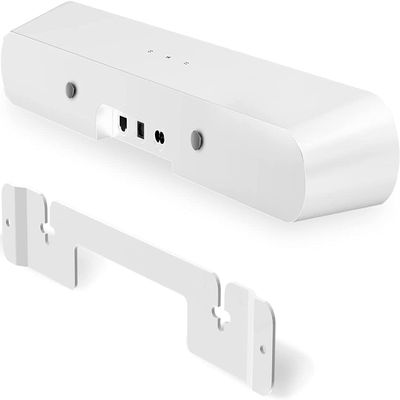 Aokicase Compatible with Sonos Ray Holder Wall Mount Sonos Ray Stand Holder Accessories with Integrated Cable Management Speaker Accessories Rack (SONOS Ray, White) 2 Pieces