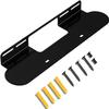 Aokicase Compatible with Sonos Beam Holder Wall Mount Sonos Beam Stand Bracket Accessories with Integrated Cable Management Speaker Accessories Rack (SONOS Beam, Black) 2 Pieces view 1