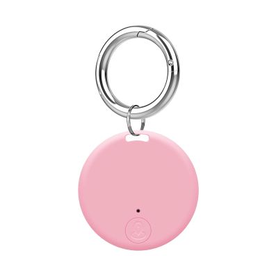 Aircawin Mini GPS Tracker C, Key Item Finder Locator,No Monthly Fee App for iOS/Android 2023 Latest,Portable Anti-Lost Bluetooth Tag Item Tracker for Luggages/Kids/Pets/Phone/Wallet/Bag-1Pcs-Pink