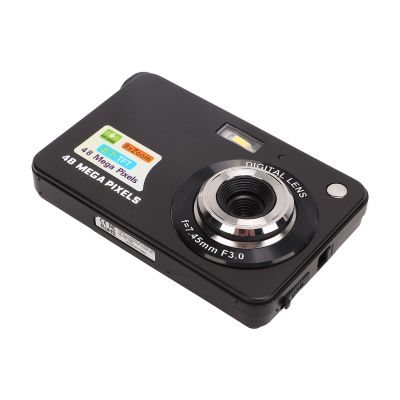 Compact Camera, Vlogging Camera Anti Shake 550mAh 8X Zoom 4K with Wrist Strap for Selfie