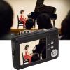 Compact Camera, Vlogging Camera Anti Shake 550mAh 8X Zoom 4K with Wrist Strap for Selfie view 2
