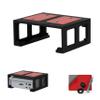 BRAINWAVZ Under Desk Mount for Caldigit TS4 Thunderbolt Station 4, Easy to Install Bracket Dock, Space Saving, Adhesive & Screw-in, Reduce Clutter & Free Desktop Space view 1