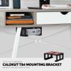 BRAINWAVZ Under Desk Mount for Caldigit TS4 Thunderbolt Station 4, Easy to Install Bracket Dock, Space Saving, Adhesive & Screw-in, Reduce Clutter & Free Desktop Space view 4