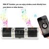 GOWENIC Bluetooth Motorcycle Stereo Speakers, Motorcycle Bluetooth Audio Sound System, Handlebar Mounted Audio Speakers with Digital Amplifier, FM Radio (Silver) view 4