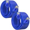Maximm Cat 6 Ethernet Cable 40 ft (2-Pack) - High-Speed LAN Cable, Internet Cable, Patch Cable, and Network Cable - UTP, 10Gbps, 550MHz Cat6 Cable - Blue view 1