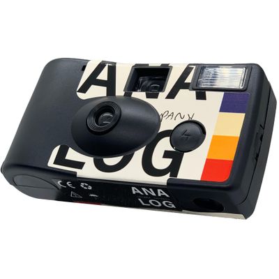 Analog Portrait Mode Disposable Camera w/Flash + Development & Digital Uploads | New Half-Frame 35mm Film Single-Use Camera, 34 Exposures, Pictures Sent to Your Phone