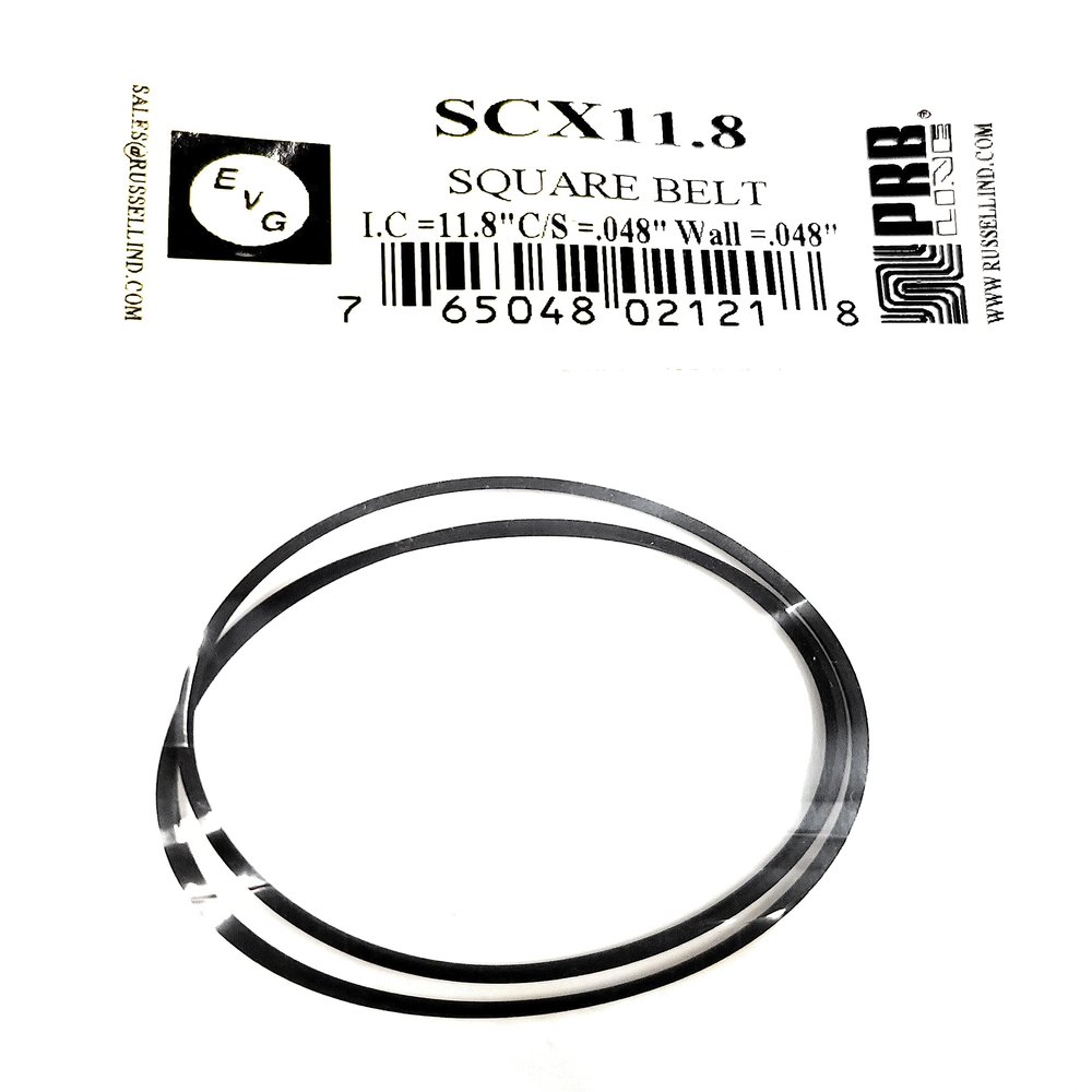 Tape Player Drive Belt, ETC. SCX11.8 Size 11.8" I.C. X .048 X.048 Square Cut Type Belt (1PC)