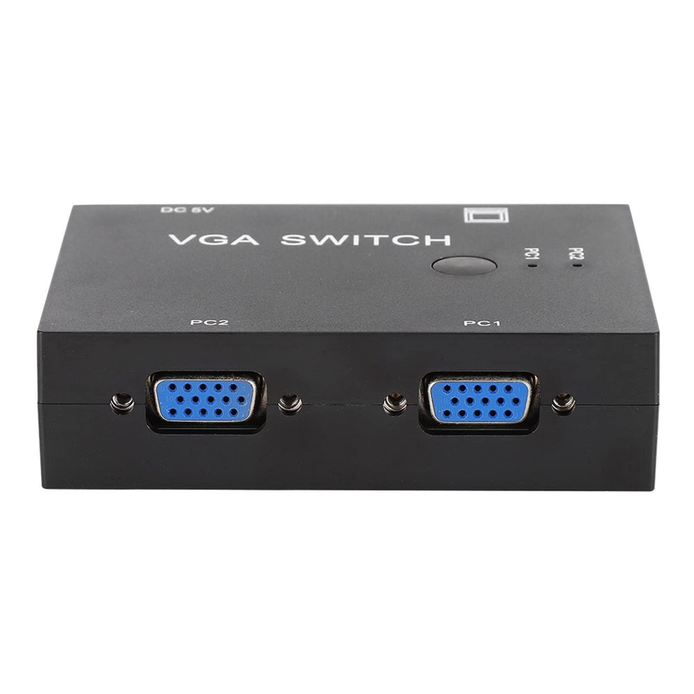 VGA Splitter 1 In 2 Out Displayport Switch Displayport Splitter Vga Extender,Vga Splitter Computer Accessory 2-In-1-Out 2 Port Switcher Hd Display Accessories For Host Switch