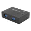 VGA Splitter 1 In 2 Out Displayport Switch Displayport Splitter Vga Extender,Vga Splitter Computer Accessory 2-In-1-Out 2 Port Switcher Hd Display Accessories For Host Switch view 3