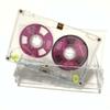 DirectNine Basics Reel to Reel Blank Audio Cassette Tape for Music Recording - Normal Bias Low Noise - 48 Minutes - Transparent Acrylic [3 Pack Blind Box Includes 3 of 54 Styles] view 4