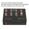 Graphic Equalizer HiFi Separates 7 Band Sound Equalizer Aluminum Alloy 7 Band Sound Equalizer Output Input 12Db High Bass Adjustment Dual Channel Digital Equalizer view 3