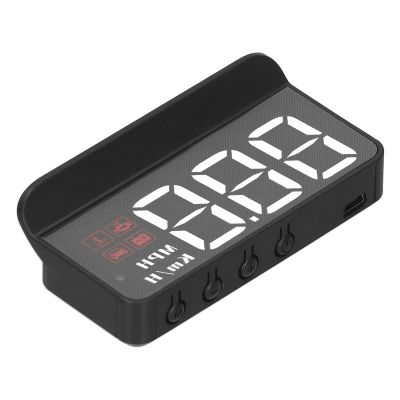 Car,OBD2 HUD Windshield Projector Multi Function Gauge Alarm Fatigue Driving Reminder