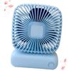 GRIRIW Handheld Fans Portable Fan Random Color USB c Fan Small Fan for Kids Mini Pocket Fan Personal Fan Sky-blue Charging Fan Simple Table Top Fans USB Charging Fan Desk Fan Handheld Fan view 1