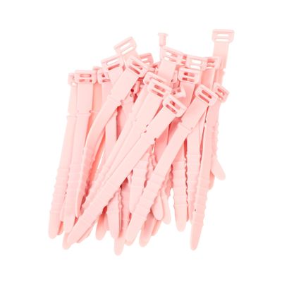 SUPVOX 40pcs Silicone Cable Straps Fish Bone Shape Cord Storage Organizer for Electronics Earphones Laptop Phone Charging Cords
