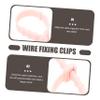 SUPVOX 40pcs Silicone Cable Straps Fish Bone Shape Cord Storage Organizer for Electronics Earphones Laptop Phone Charging Cords view 3