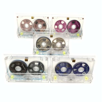 Generic Reel to Reel Blank Audio Cassette Tape for Music Recording - Normal Bias Low Noise - 48 Minutes - Multicolor [5 Pack Blind Box Includes 5 of 54 Styles Tapes]