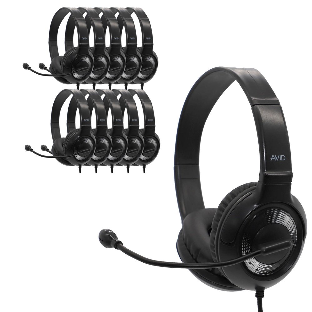 Avid Products AE-55 Headset, Black, Case 40