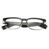 Airshi Smart Glasses, Open Ear Style Glasses Music Playing Anti Blue Lens IPX4 Waterproof for Daily Life (Black Progressive Color Frame) view 1