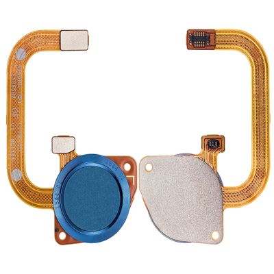 Best Shopper - Replacement Fingerprint Reader with Flex Cable Compatible for Motorola Moto G Play (XT2093 / 2021) (Misty Blue)