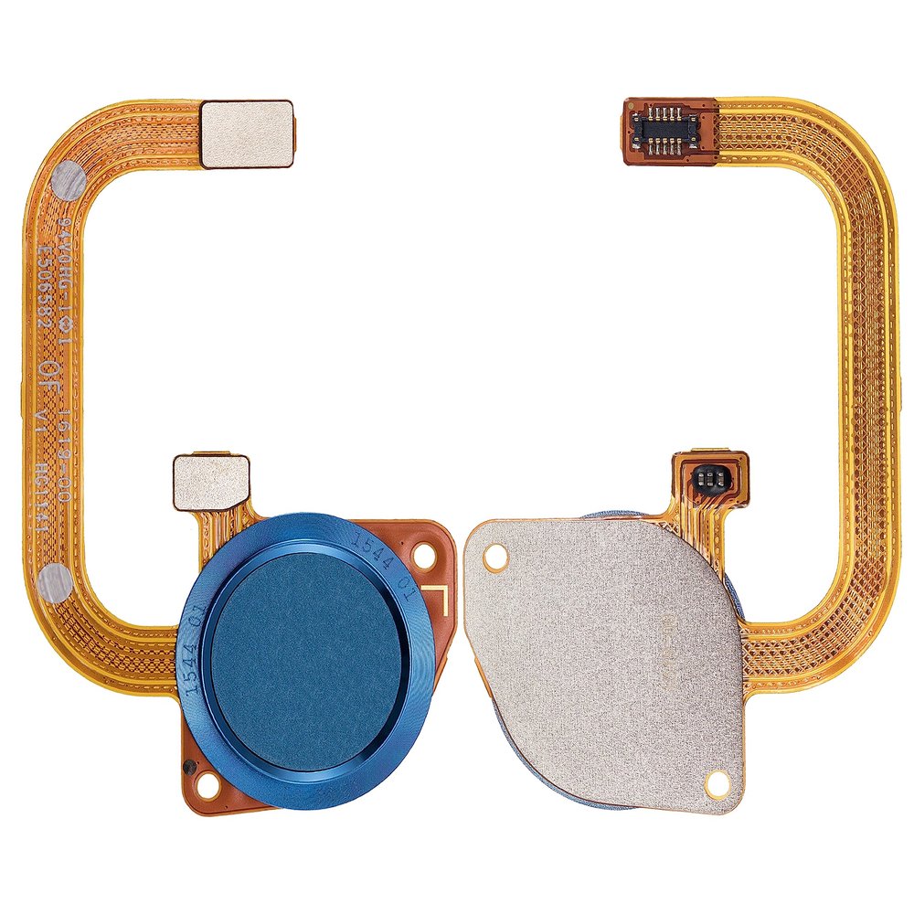 Best Shopper - Replacement Fingerprint Reader with Flex Cable Compatible for Motorola Moto G Play (XT2093 / 2021) (Misty Blue)