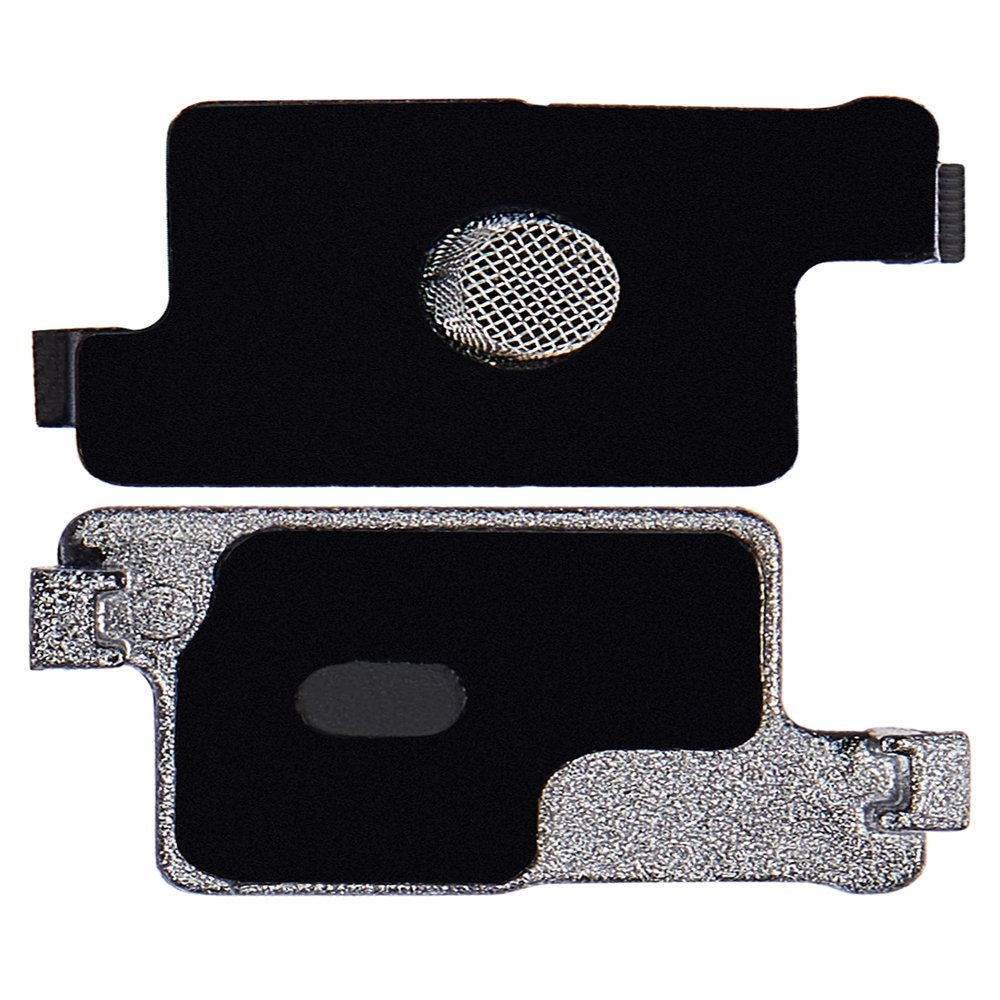 Best Shopper - Replacement Flash Light/Power Flex Bracket with Microphone Mesh Compatible for iPhone 14/14 Plus (White) (10 Pack)