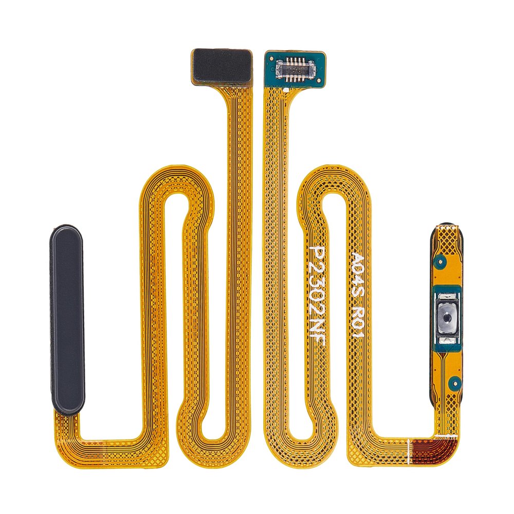 Best Shopper - Replacement Fingerprint Reader with Flex Cable Compatible for Samsung Galaxy A04s (A047 / 2022) (Black)