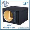 15" Single Ported/Vented Sub Box Subwoofer Enclosure Speaker Box Ground Shaker Custom Car Audio Subwoofer Enclosure view 2