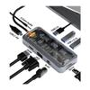 USB C Multi Port 10 in 1 Docking Station With PD 100W, Multi Screen 4K Outputs, Stable Ethernet, 5Gbps Data Transfer, Aux 3.5mm Type-C USB Hub Adapter view 1