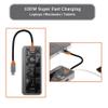 USB C Multi Port 10 in 1 Docking Station With PD 100W, Multi Screen 4K Outputs, Stable Ethernet, 5Gbps Data Transfer, Aux 3.5mm Type-C USB Hub Adapter view 4