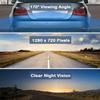 License Plate Backup HD Camera Night Vision Rear View Waterproof Compatible with Dual Car Radio XVM1000UI XDVD179BT DM620N DM70MIR DM90MIR DCPA71W DCPA901 DMCPA70 DV622 DV712 DV715B view 4