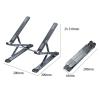 Zhjlut Adjustable Laptop Stand Aluminum for Foldable Computer Tablet Support Notebook Stand TableLaptop Holder Cooling Pad (Color : N8 New Silver) view 2