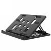 Zhjlut Laptop Stand 3D Screen Projector Portable Laptop Holder for Desk and Bed 6-Levels Angles Adjustable Height Notebook Mount Stands (Color : Black) view 1