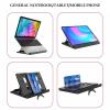 Zhjlut Laptop Stand 3D Screen Projector Portable Laptop Holder for Desk and Bed 6-Levels Angles Adjustable Height Notebook Mount Stands (Color : Black) view 4